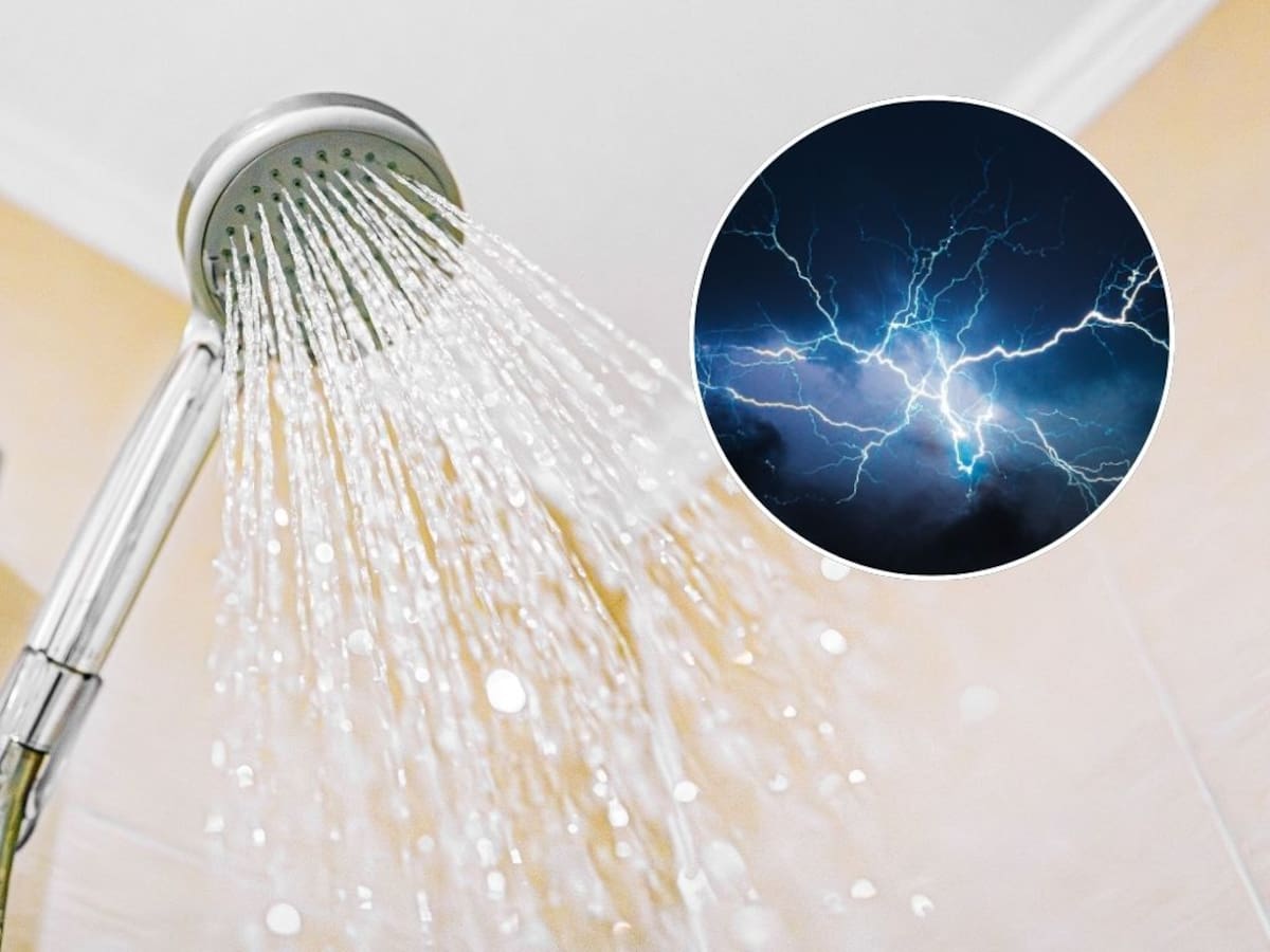 ¿Por qué no debes ducharte durante una tormenta eléctrica? Experto explica los riesgos de esta práctica