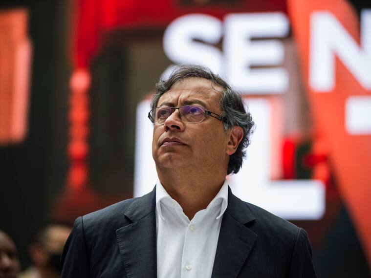 El candidato presidencial del Pacto Histórico Gustavo Petro