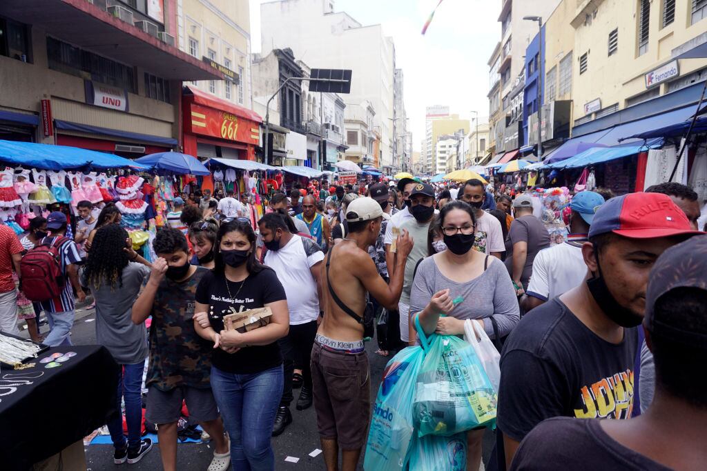 Las aglomeraciones en la ciudad de Sao Paulo