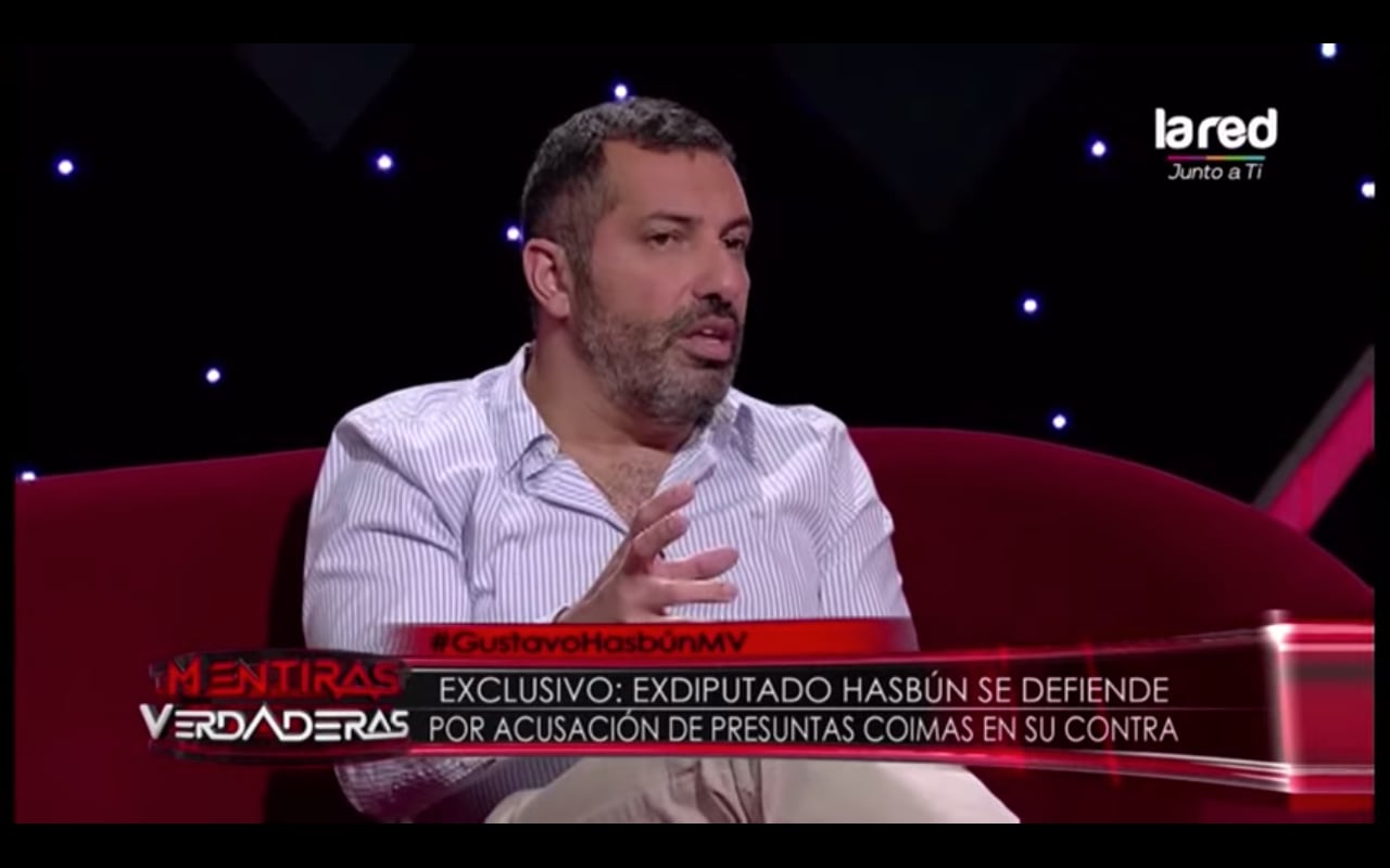 Gustavo Hasbún en Mentiras Verdaderas