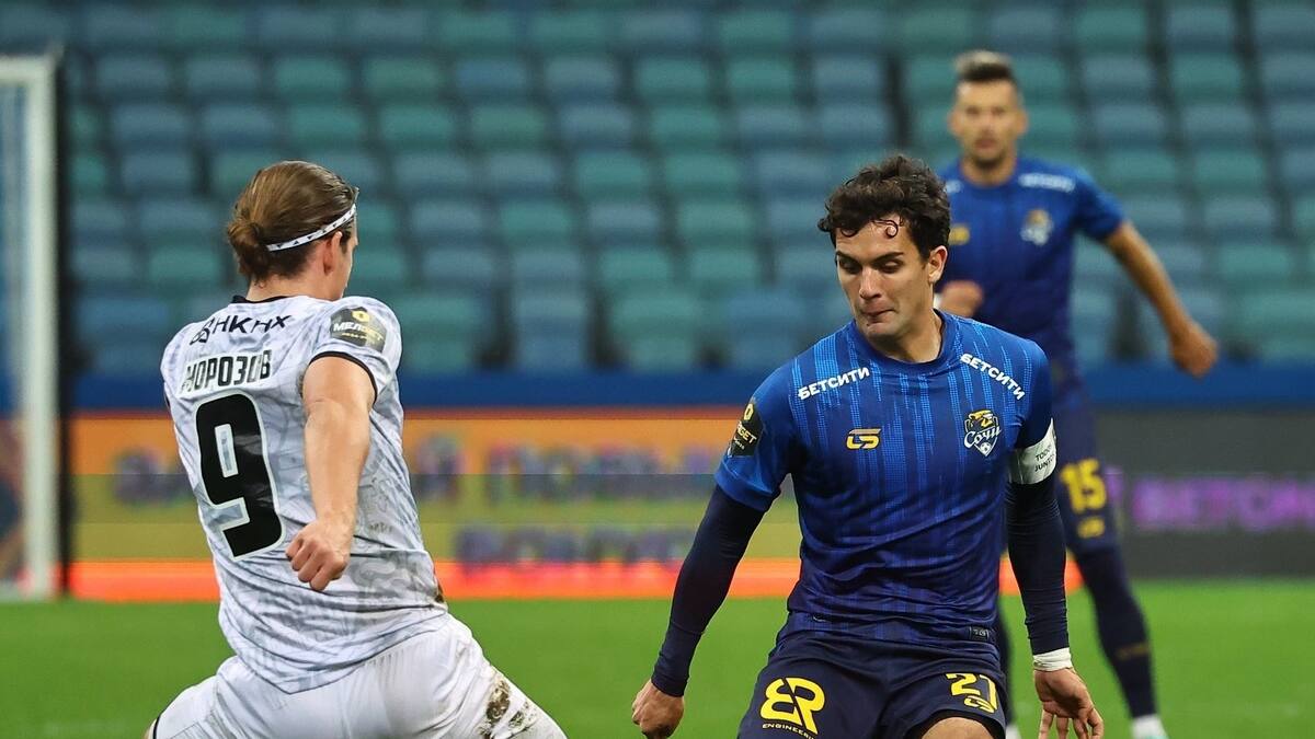 Ignacio Saavedra se viste de héroe para marcar el gol del triunfo para el PFC Sochi en la segunda división rusa