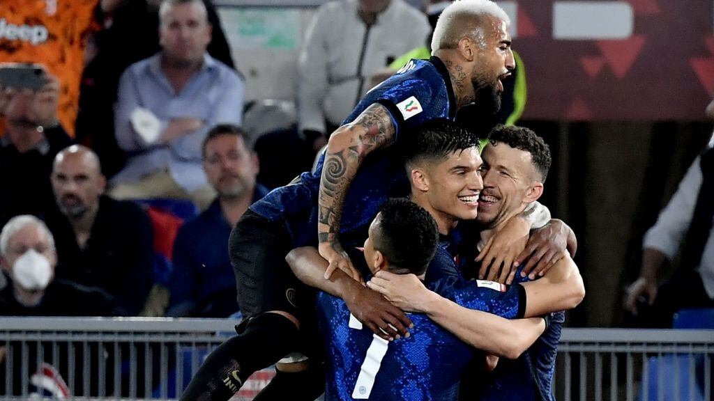 Con un decisivo Iván Perisic, Inter de Milán vence en el alargue a Juventus para ganar su octava Copa Italia