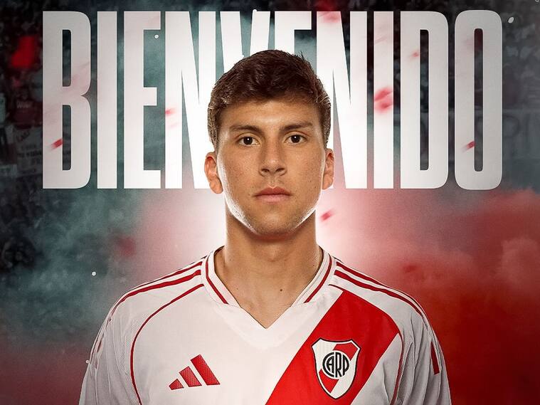 "¡Bienvenido!": River Plate hace oficial el fichaje de Gonzalo Tapia con miras al 2025 | X: River Plate