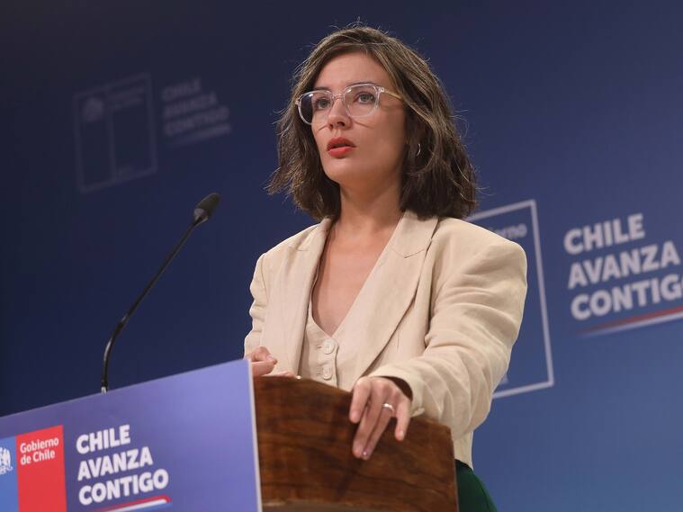 Agencia UNO | La ministra vocera de gobierno, Camila Vallejo