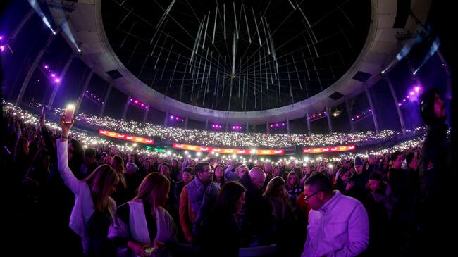 27 de Febrero del 2020/Viña del MarLa Banda Norteamericana Maroon 5 ,durante la quinta noche del Festival de Viña del Mar 2020 realizado en la Quinta Vergara.
FOTO: FRANCISCO LONGA/AGENCIAUNO