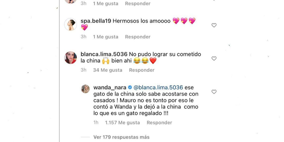 Wanda Nara disparó contra China Suárez | Captura