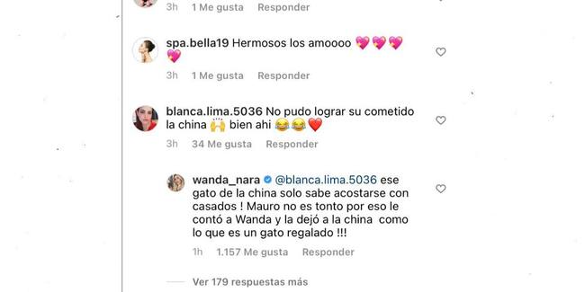 Wanda Nara disparó contra China Suárez | Captura