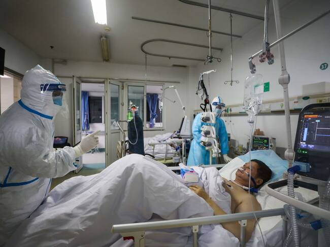 Pacientes aislados por el coronavirus en China