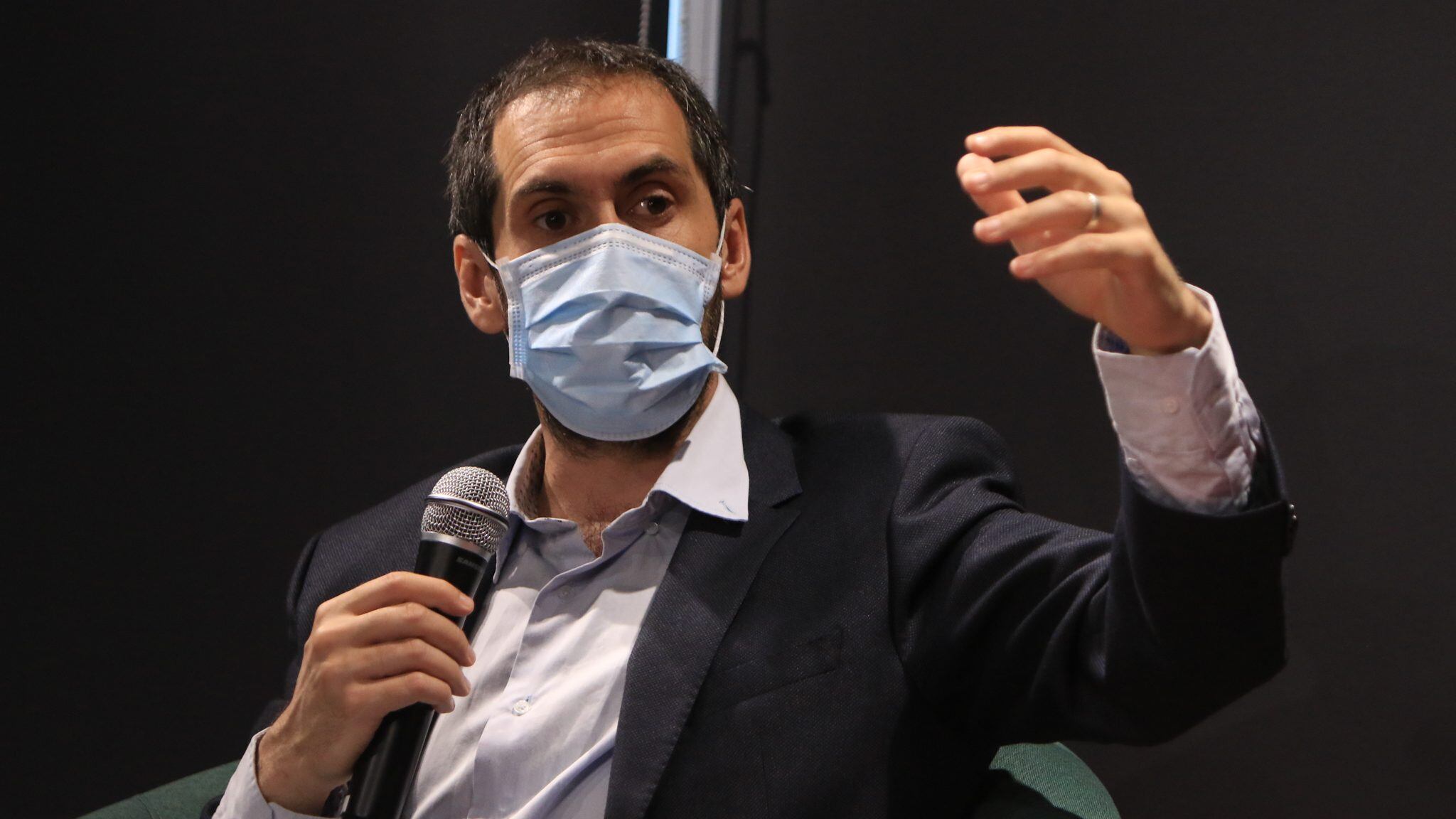 15 de Marzo 2022/SANTIAGOEl ministro de Economía, Fomento y Turismo, Nicolás Grau, junto a la subsecretaria de Turismo, Verónica Kunze, se reúne con los gremios y agrupaciones del sector en el marco del proceso de reactivación de la industria turística.
FOTO: LUKAS SOLIS/AGENCIAUNO