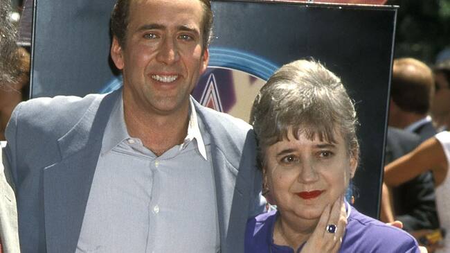 Nicolas Cage y su madre Joy Vogelsang