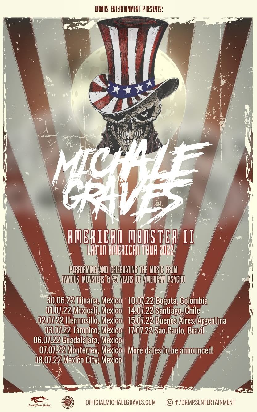 Michale Graves confirma concierto en Chile para 2022