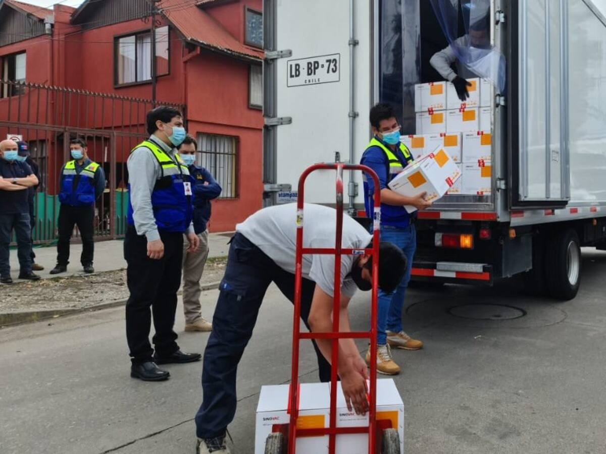 Más de 163 mil vacunas Sinovac arribaron a Biobío para el proceso de vacunación contra el coronavirus