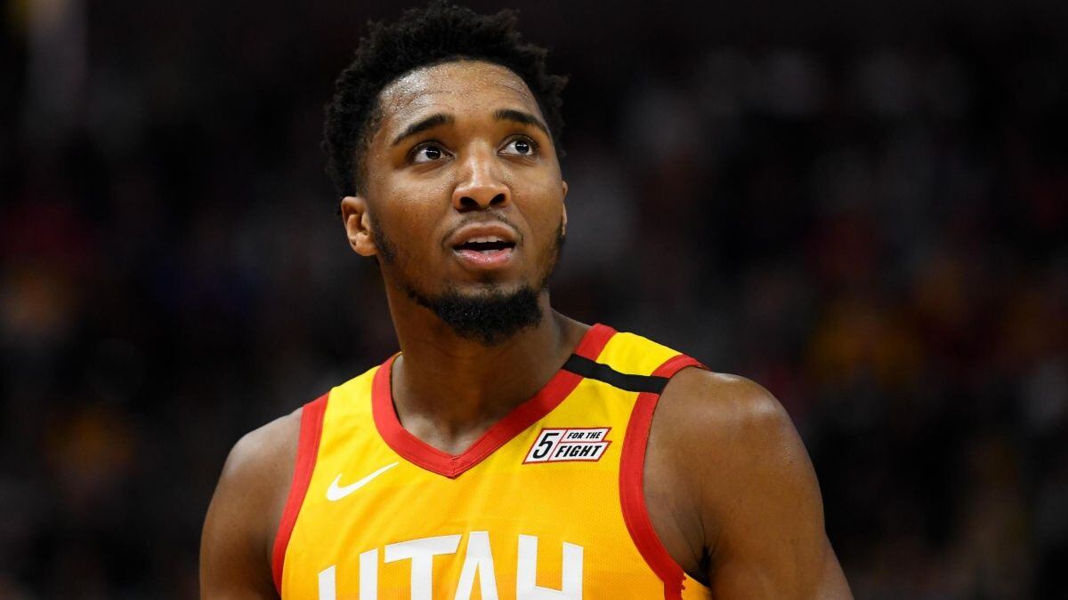 Donovan Mitchell. Jugador del Utah Jazz de la NBA.