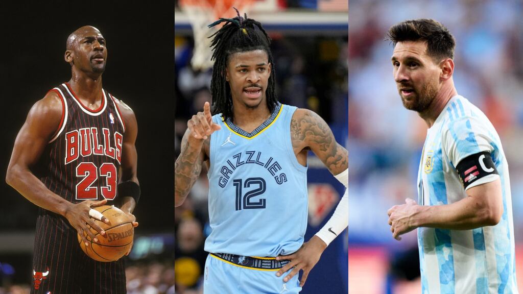 Ja Morant - Michael Jordan - Lionel Messi - jugador NBA