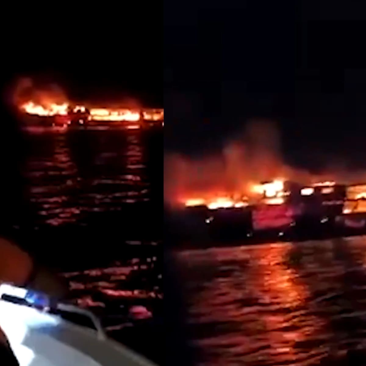 Pareja de chilenos viajaba a bordo en trágico accidente de ferry en Filipinas: 5 personas murieron tras incendio