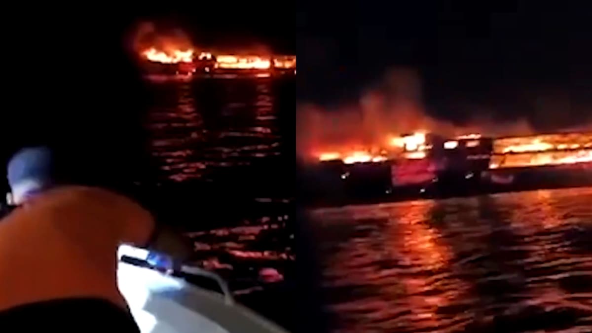 Pareja de chilenos viajaba a bordo en trágico accidente de ferry en Filipinas: 5 personas murieron tras incendio