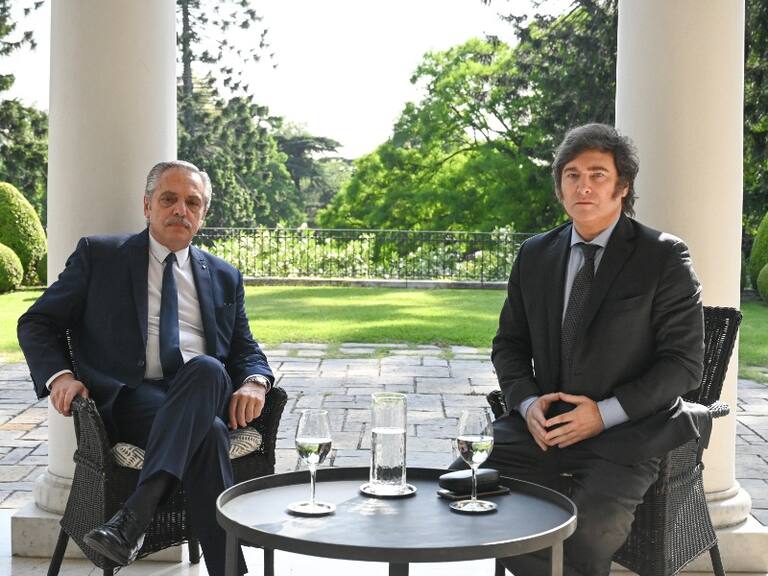 Alberto Fernández y Javier Milei