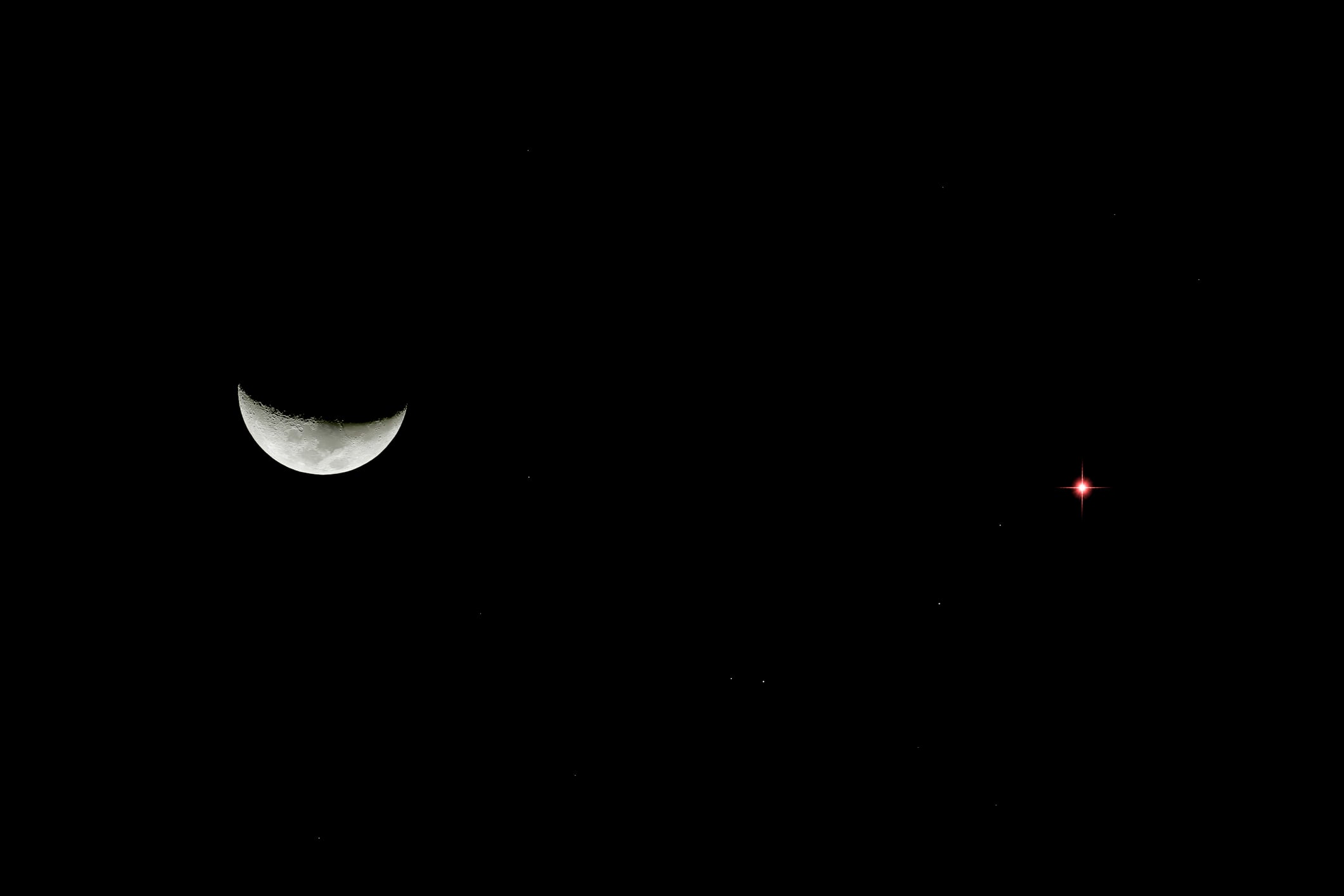 Este será el día en que Marte podrá ser visto junto a la Luna (sin la necesidad de usar binoculares)
