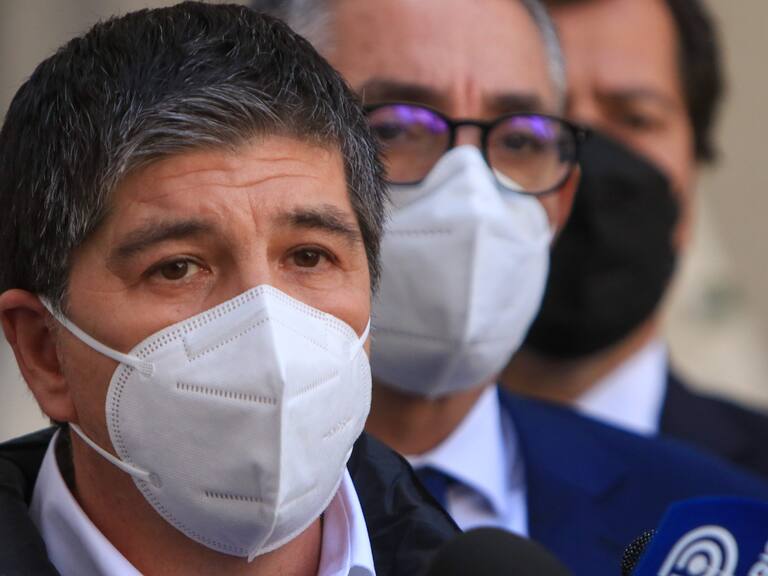 03 de Abril 2022/SANTIAGOEl subsecretario del interior, Manuel Monsalve, habla a la prensa luego de la reunión extraordinaria con las policías tras los ataques incendiarios en Contulmo.
FOTO: LUKAS SOLIS/AGENCIAUNO