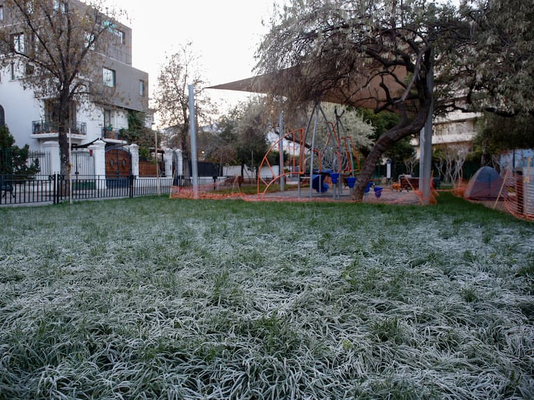 Helada matinal en Santiago