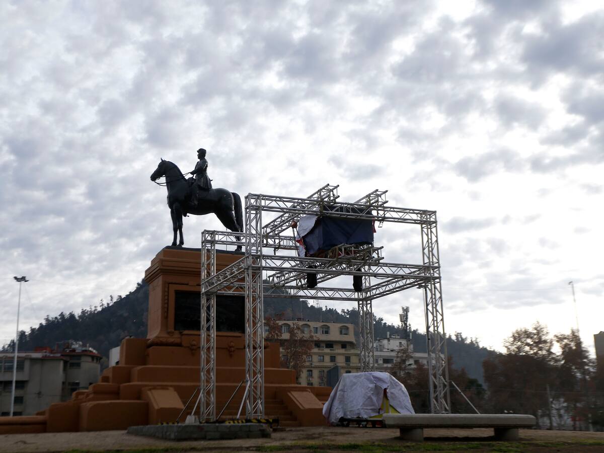 Intendencia por instalación de estructura en Plaza Italia: «Pedimos a personas y organizaciones un sentido colectivo»