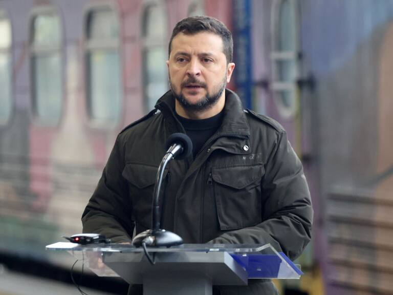 El presidente de Ucrania, Volodimir Zelenski