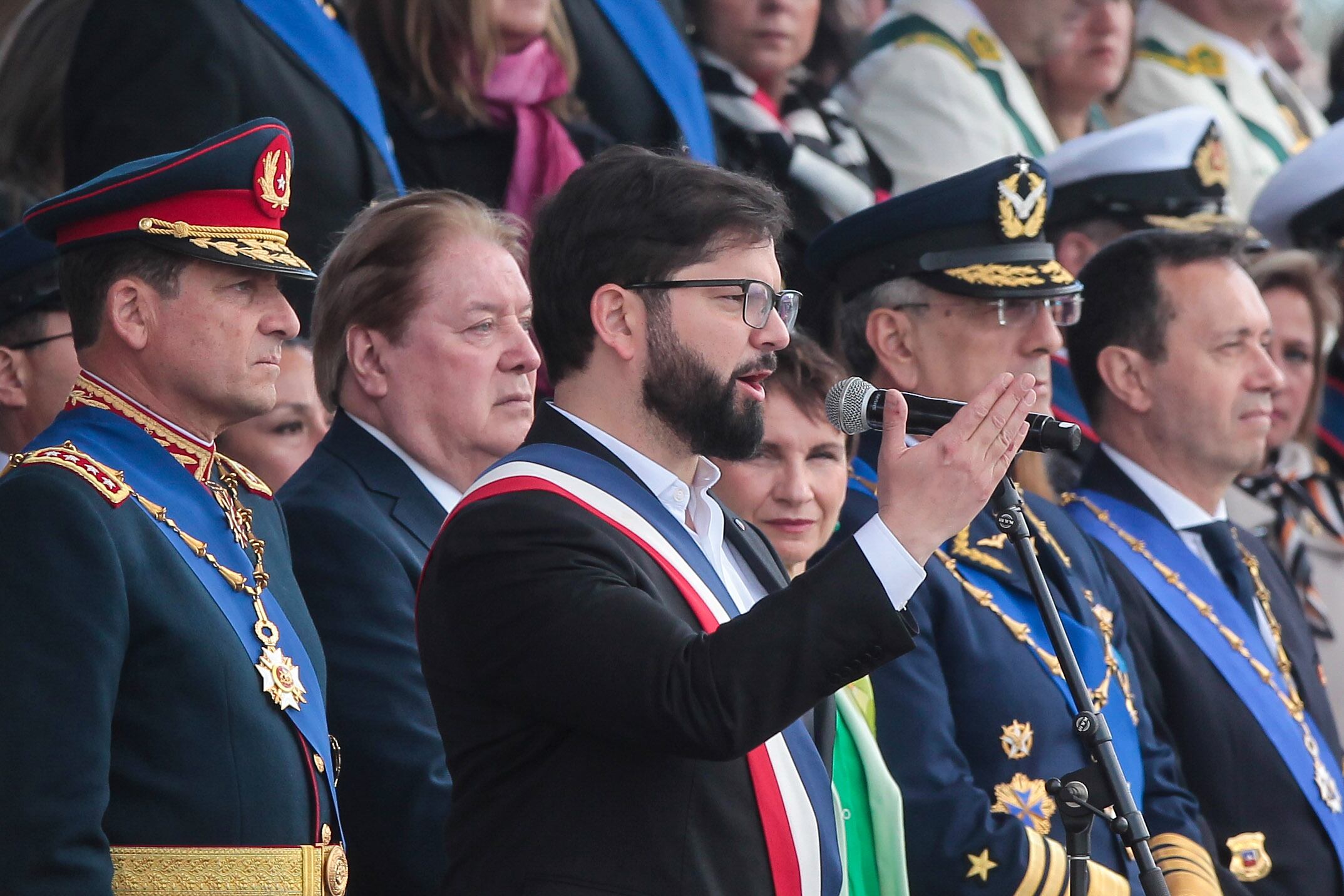 Agencia UNO | El Presidente Gabriel Boric en la Parada Militar 2024