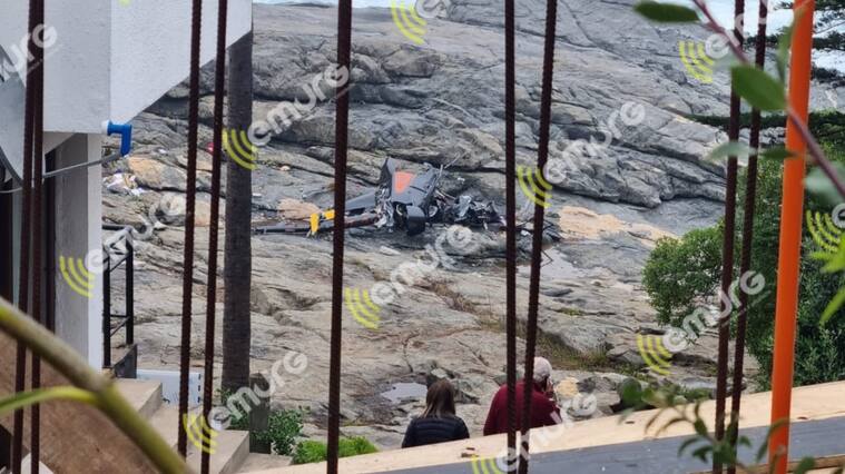 Mueren dos personas tras la caída de un helicóptero en Zapallar