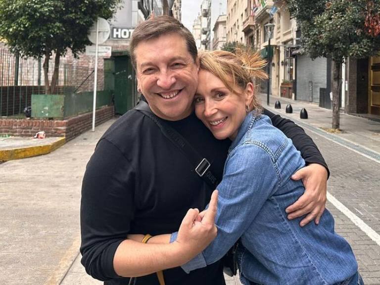 «¡Qué lindo que seamos amigos!»: Julio César Rodríguez y Karen Doggenweiler sorprenden con encuentro en Buenos Aires