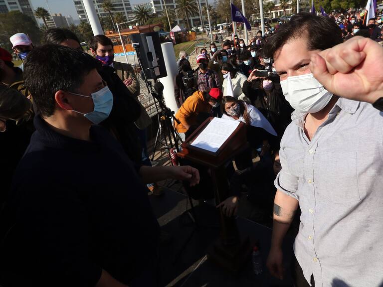 Gabriel Boric y su triunfo por Apruebo Dignidad: «Nunca más gobiernos sin el pueblo»