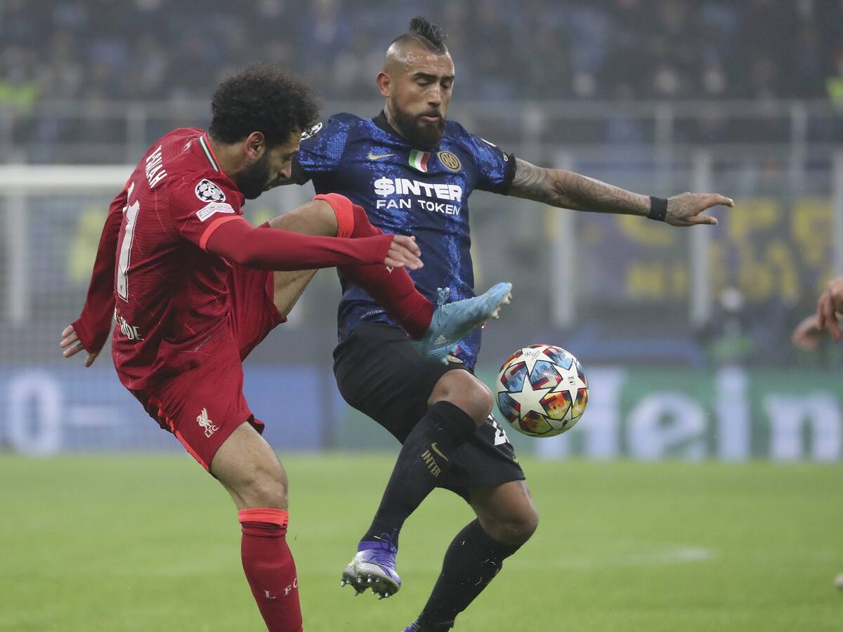 Arturo Vidal lideró las estadísticas en la derrota del Inter frente a Liverpool por Champions League