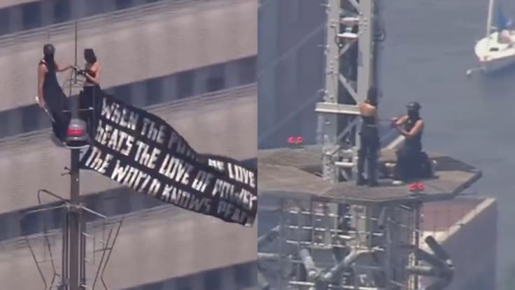 Insólito momento en Nueva York: pareja escala el Empire State Building y termina con propuesta de matrimonio