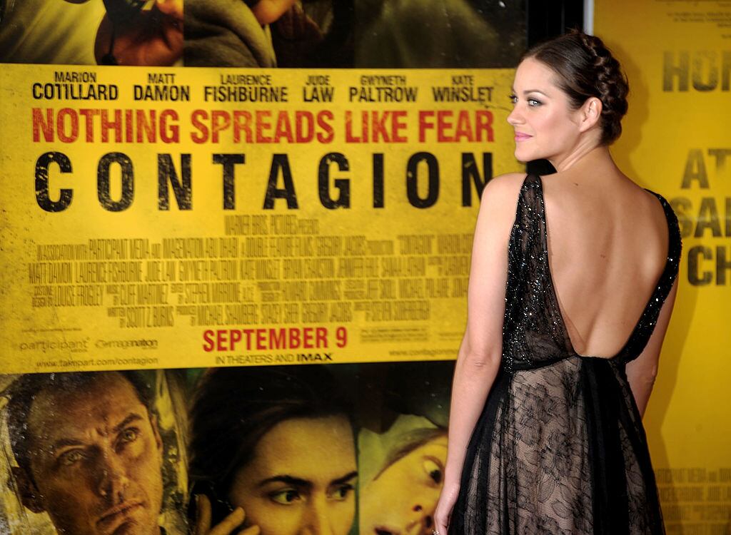 NEW YORK, NY - SEPTEMBER 07: Actress Marion Cotillard attends the "Contagion" premiere at the Rose Theater, Jazz at Lincoln Center on September 7, 2011 in New York City. (Photo by Michael Loccisano/Getty Images)