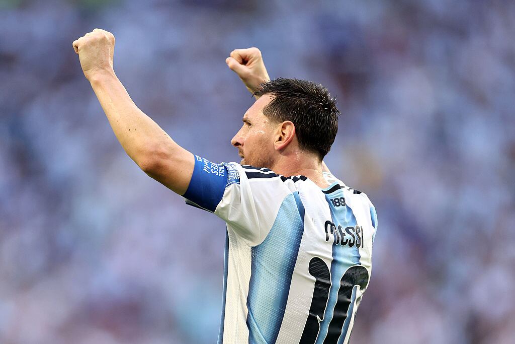 Leo Messi para abrir el marcador ante Cabo Verde | Getty Images