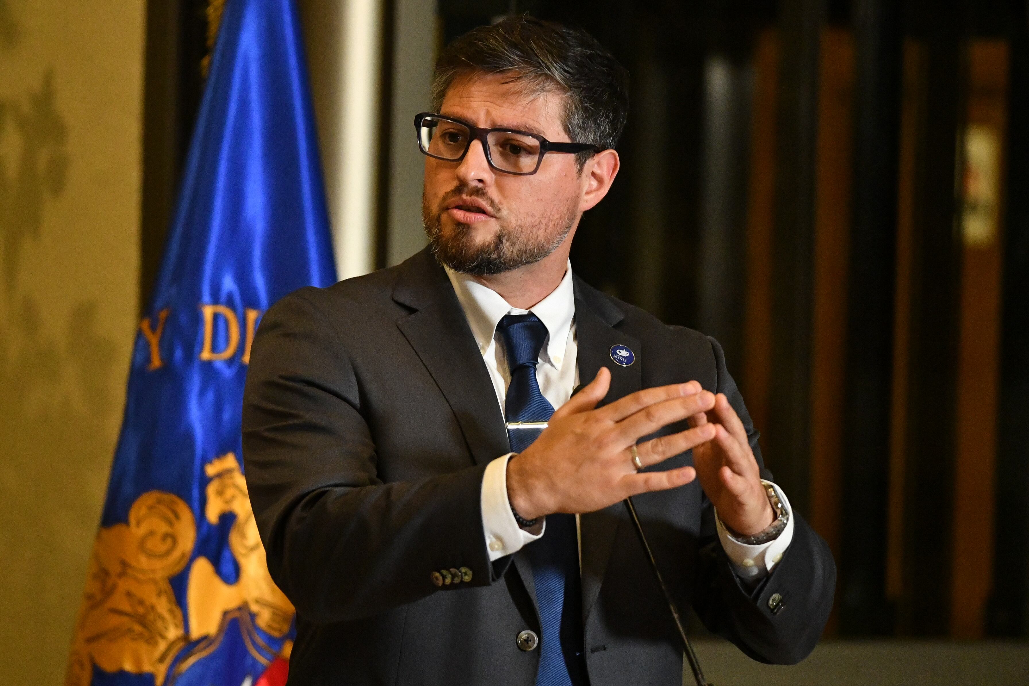 Juan Marcelo Valenzuela, jefe de bancada del Partido de la Gente (PDG)