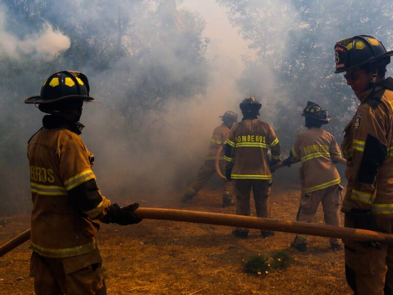 Decretan tres Alertas Roja para la región de Valparaíso por incendios forestales: se instruyó el acuartelamiento de Bomberos
