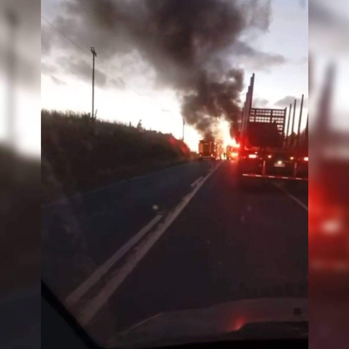 Nuevo ataque incendiario en La Araucanía: camión forestal y camioneta son quemados en Santa Elena