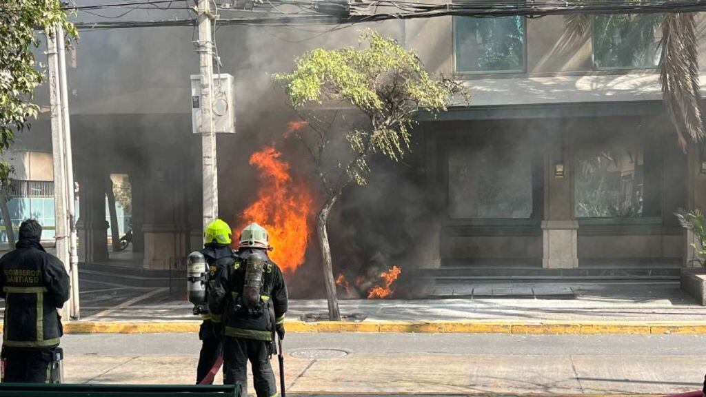 incendio en Providencia