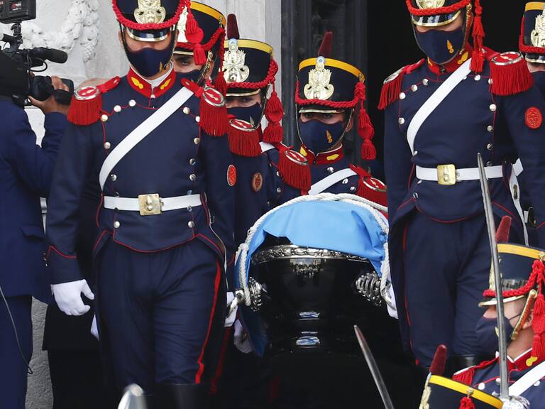 Féretro de Carlos Menem