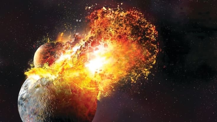 Choque planetario a 11.000 años luz puede ser clave para comprender la formación de la Luna y su relación con la Tierra