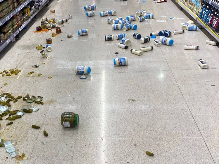 Los registros que dejó el sismo en la zona central del país