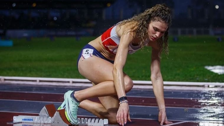 Martina Weil rompe el récord de Chile en los 200 metros bajo techo
