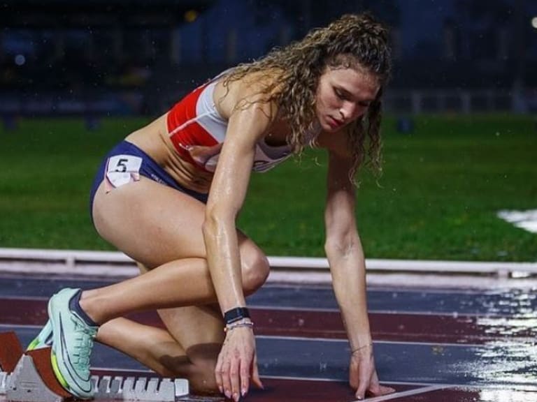 Martina Weil rompe el récord de Chile en los 200 metros bajo techo