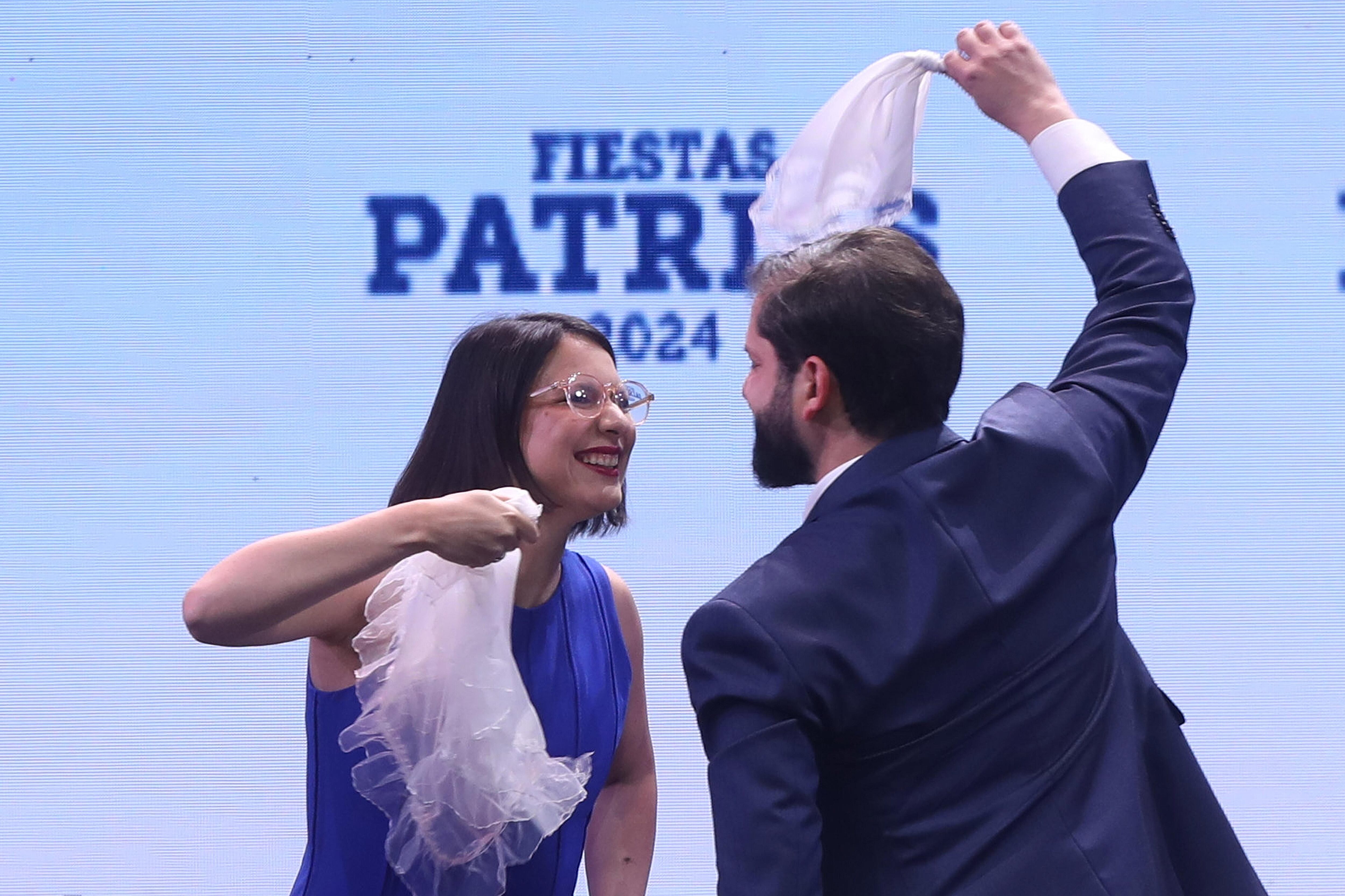 Revisa el pie de cueca del Presidente Boric en la inauguración de las Fondas del Parque O’Higgins