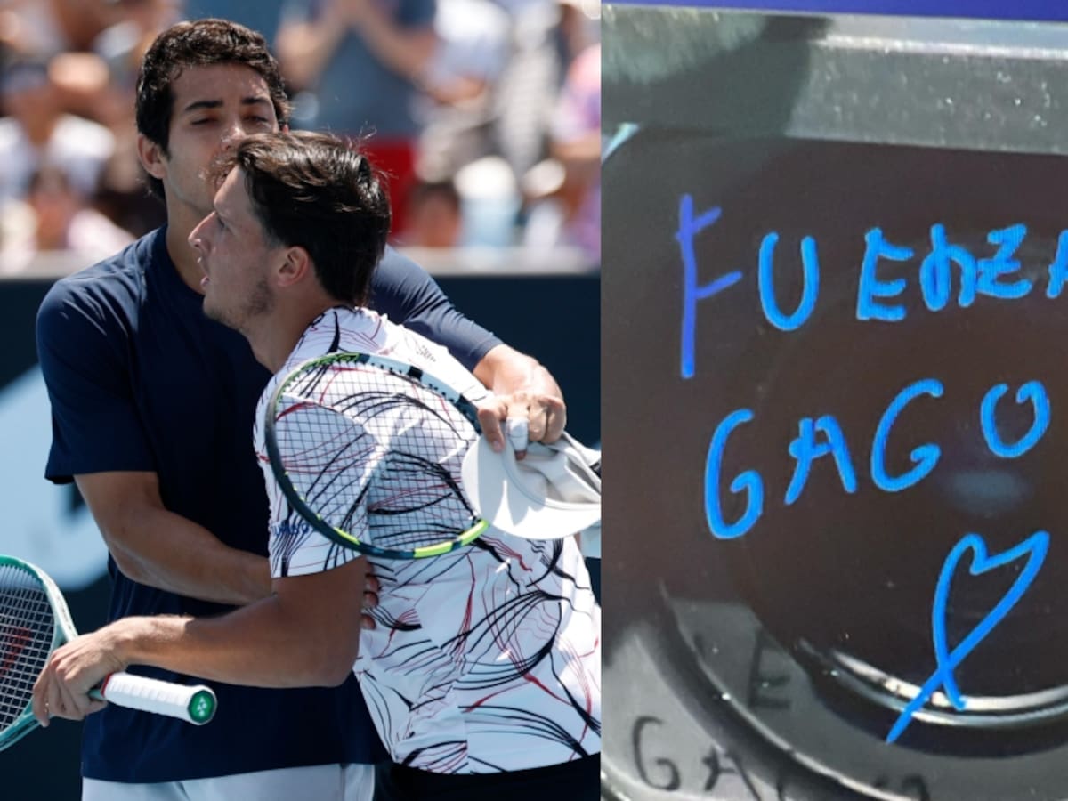 Rival de Garin en el Australian Open le dedica emotivo mensaje tras la muerte de su padre: “Me salió del corazón”