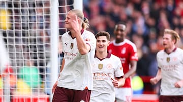 Manchester City derrota al Nottingham Forest para seguir a la caza del Arsenal en la Premier League