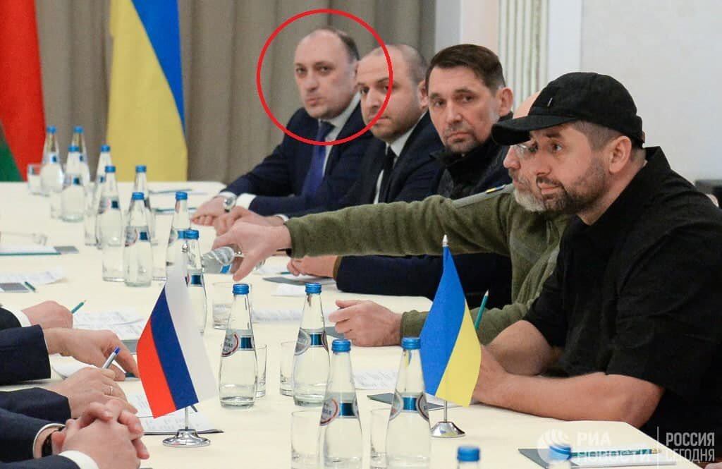 Denis Kireev durante una cita entre las delegaciones de Rusia y Ucrania