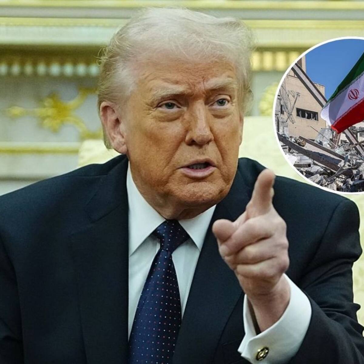 En medio de negociaciones bilaterales: Trump amenaza a Irán con atacarlo si no frena a Hezbolá en Líbano