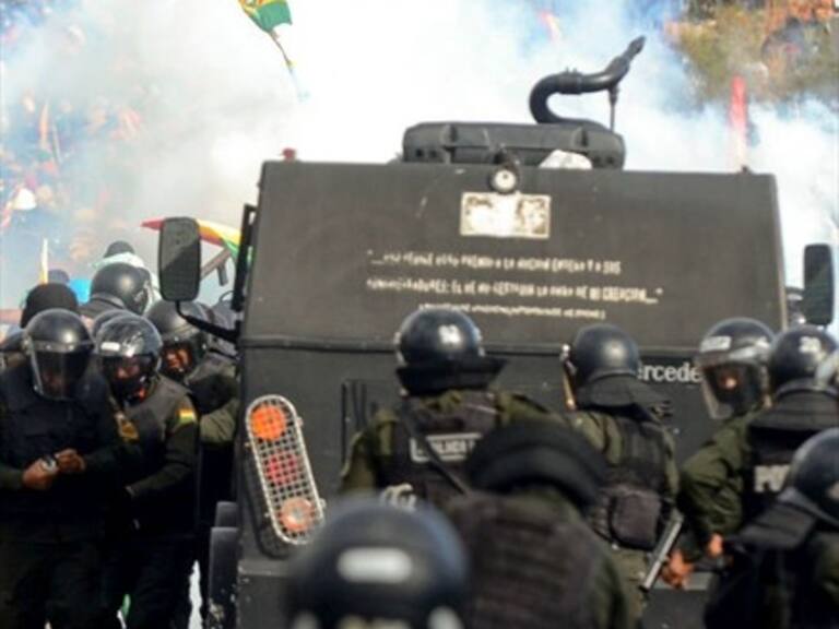 Al menos cinco manifestantes murieron durante la represión de militares y policías en Bolivia