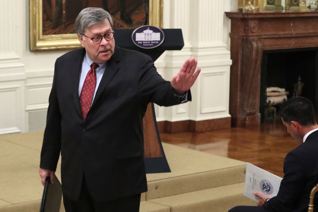 William Barr en la Casa Blanca